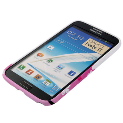Peach Blossom Pattern TPU Case for Galaxy Note II / N7100