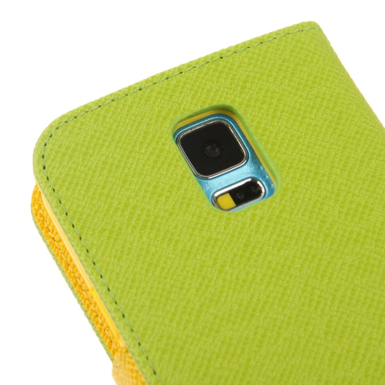2-color Series Cross Texture Leather Case with Credit Card Slots & Holder for Galaxy S5 / G900