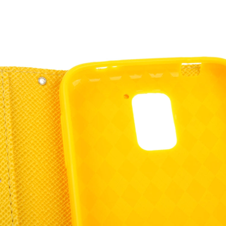 2-color Series Cross Texture Leather Case with Credit Card Slots & Holder for Galaxy S5 / G900