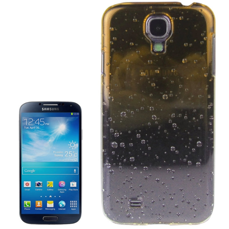 ENKAY Gradient Raindrop Effect Crystal Plastic Protective Case for Galaxy S IV / i9500