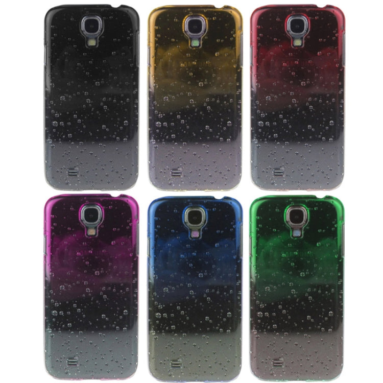 ENKAY Gradient Raindrop Effect Crystal Plastic Protective Case for Galaxy S IV / i9500