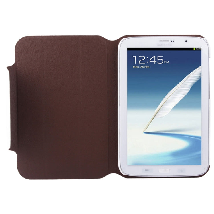 2-color Series Cross Texture Horizontal Flip Leather Case Holder for Galaxy Note 8.0 / N5100