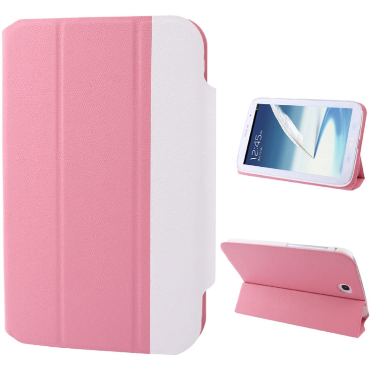 2-color Series Cross Texture Horizontal Flip Leather Case Holder for Galaxy Note 8.0 / N5100