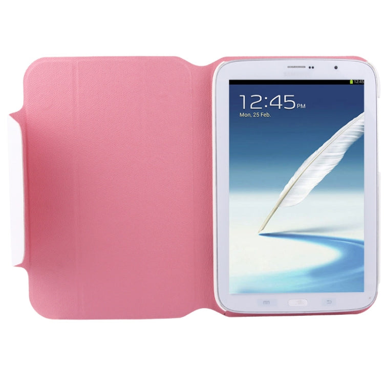 2-color Series Cross Texture Horizontal Flip Leather Case Holder for Galaxy Note 8.0 / N5100