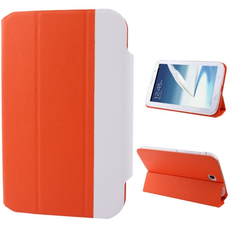 2-color Series Cross Texture Horizontal Flip Leather Case Holder for Galaxy Note 8.0 / N5100
