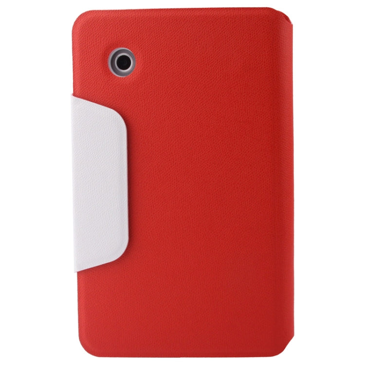2-color Series Cross Texture Horizontal Flip Leather Case Holder for Galaxy Tab 2 (7.0) / P3100