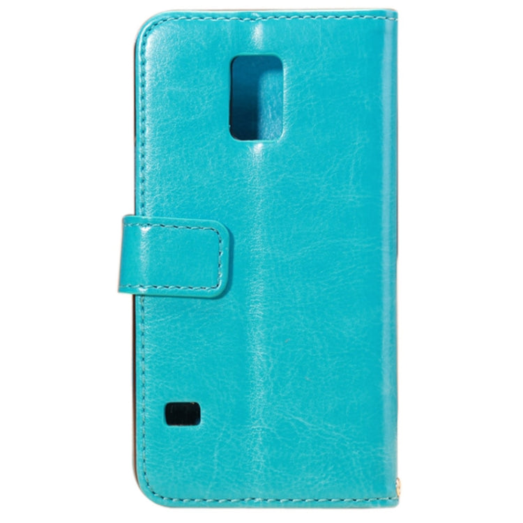 Fine Sheepskin Texture Horizontal Flip Leather Case with Card Slots & Holder for Galaxy S5 mini / G800