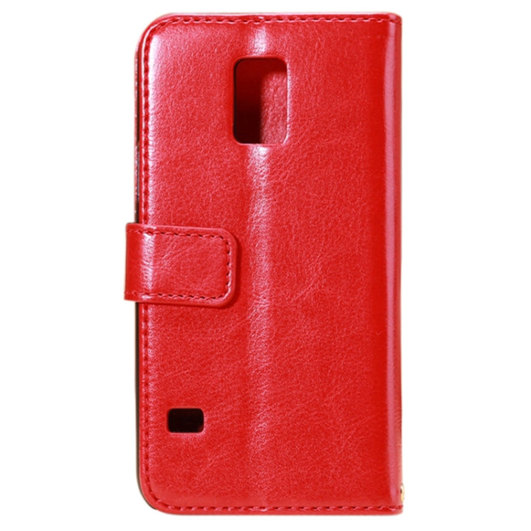 Fine Sheepskin Texture Horizontal Flip Leather Case with Card Slots & Holder for Galaxy S5 mini / G800