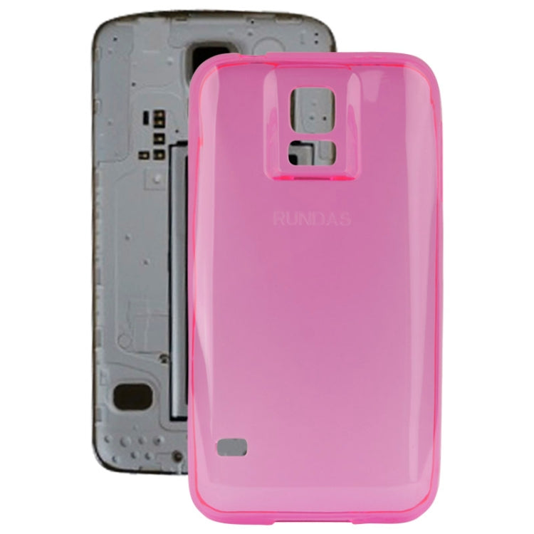 Extended Battery Cover Translucent TPU Protective Case for Galaxy S5 / G900