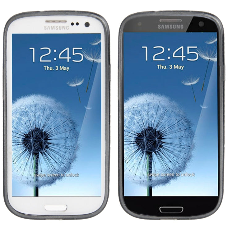 Brushed Texture TPU Protective Case for Galaxy SIII / i9300