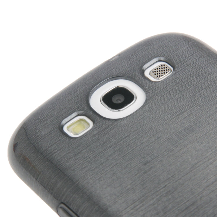 Brushed Texture TPU Protective Case for Galaxy SIII / i9300