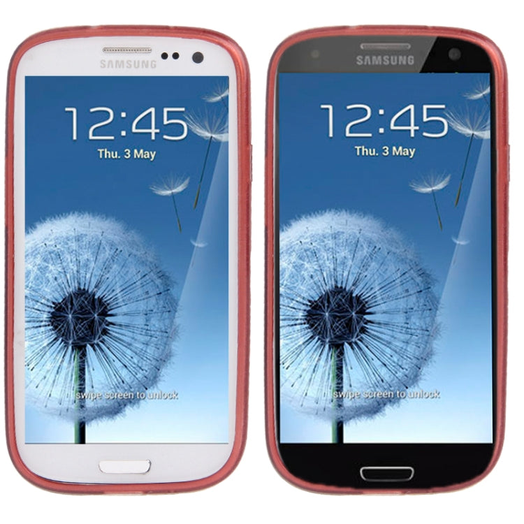 Brushed Texture TPU Protective Case for Galaxy SIII / i9300