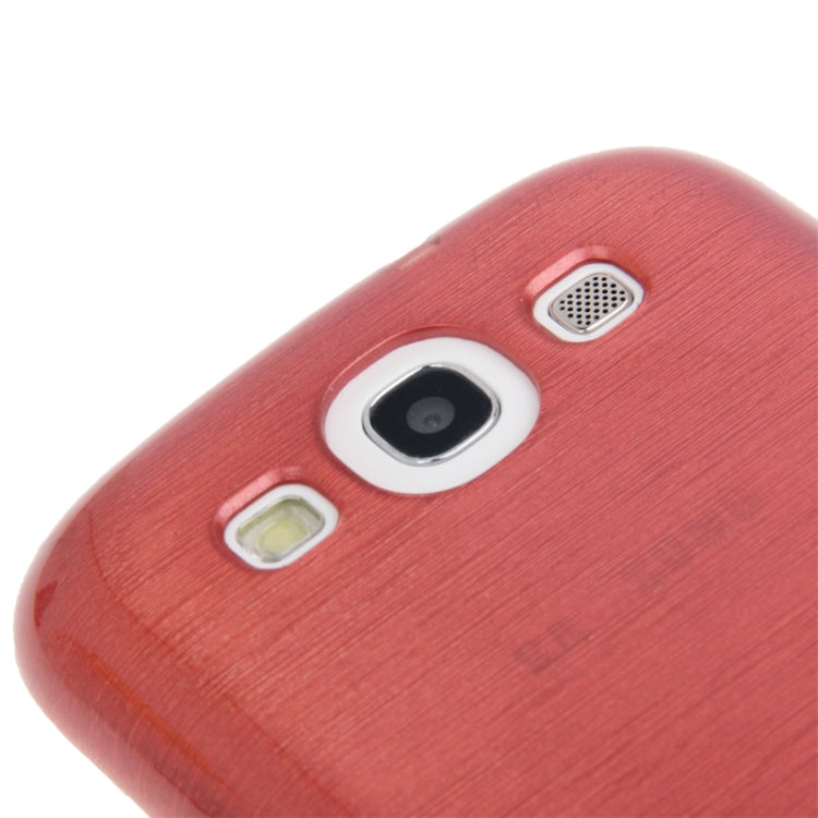 Brushed Texture TPU Protective Case for Galaxy SIII / i9300