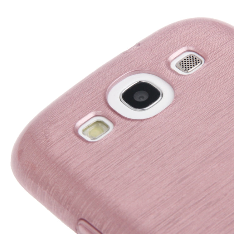 Brushed Texture TPU Protective Case for Galaxy SIII / i9300