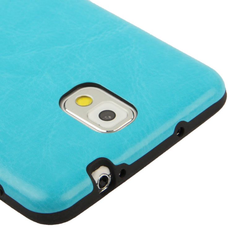 Crazy Horse Texture Paste Skin TPU Protective Case for Galaxy Note III / N9000