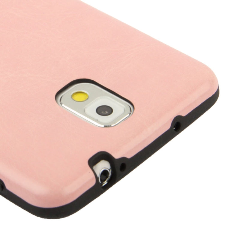 Crazy Horse Texture Paste Skin TPU Protective Case for Galaxy Note III / N9000