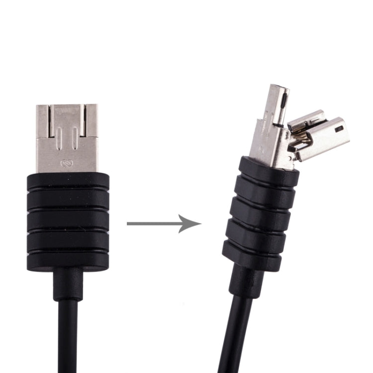 K619 2 in 1 Micro USB OTG HUB SD(HC)/TF Smart Card Reader 2 Ports USB HUB for Galaxy S6 / S5 / Note 5 / Note 4 / Note III / Android Phone