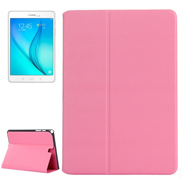 Frosted Texture Leather Case with Holder for Galaxy Tab A 9.7 T555 4G LTE