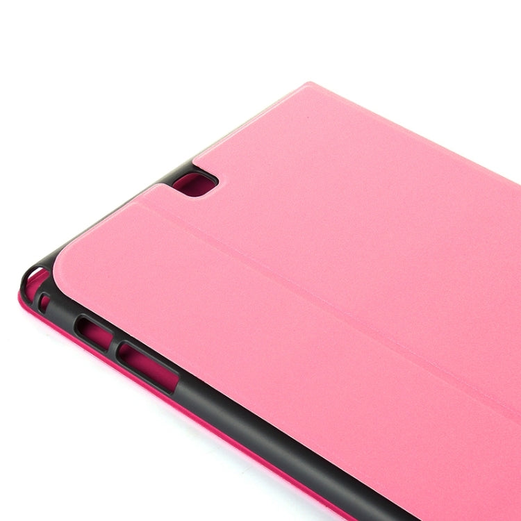 Frosted Texture Leather Case with Holder for Galaxy Tab A 9.7 T555 4G LTE