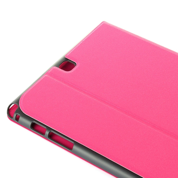 Frosted Texture Leather Case with Holder for Galaxy Tab A 9.7 T555 4G LTE