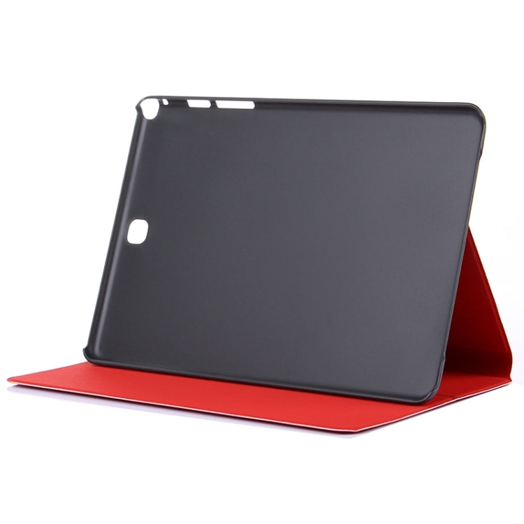 Frosted Texture Leather Case with Holder for Galaxy Tab A 9.7 T555 4G LTE