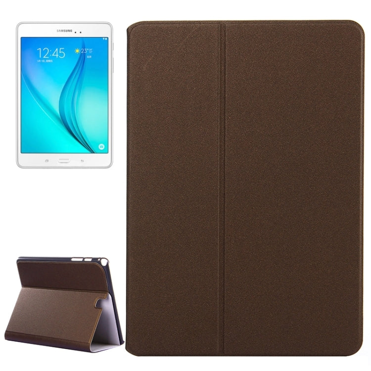 Frosted Texture Leather Case with Holder for Galaxy Tab A 9.7 T555 4G LTE