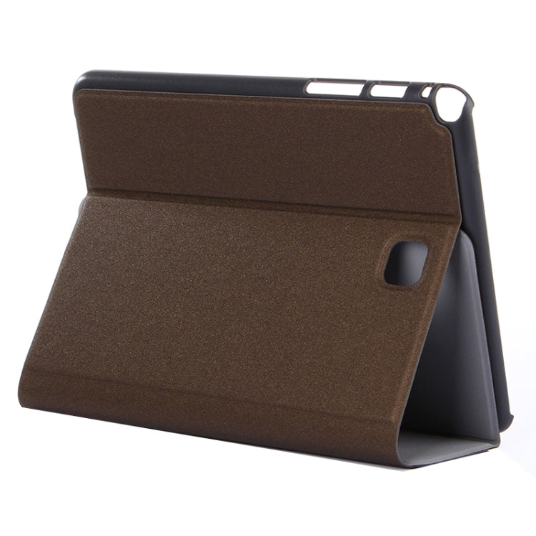 Golden Sands Beach Texture Leather Case with Holder for Galaxy Tab A 8.0 / T350