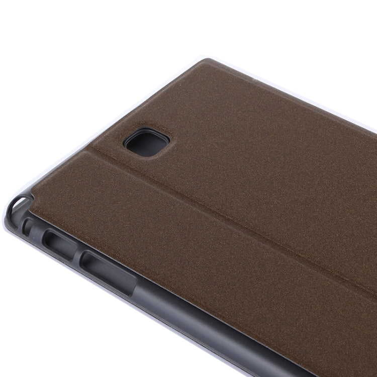 Golden Sands Beach Texture Leather Case with Holder for Galaxy Tab A 8.0 / T350