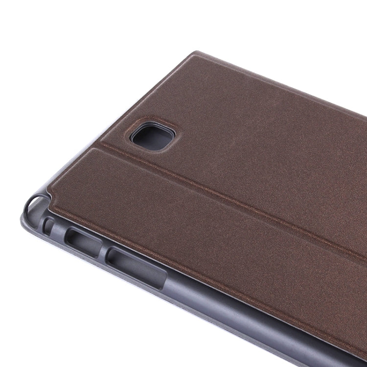 Golden Sands Beach Texture Leather Case with Holder for Galaxy Tab A 8.0 / T350