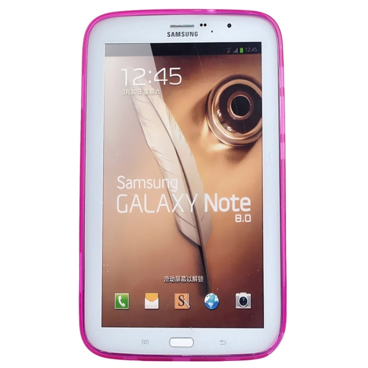 Both Sides Antiskid Translucent Solid Color TPU Case for Galaxy Note 8.0 / N5100