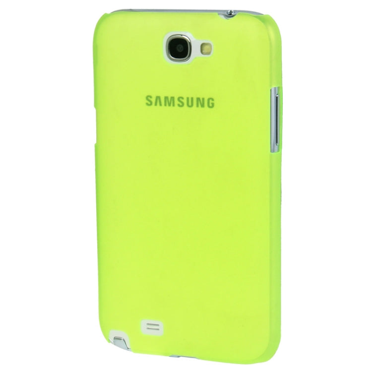 0.6mm Ultra Thin Translucent Plastic Case for Galaxy Note II / N7100