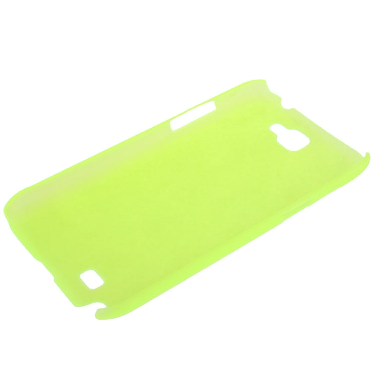 0.6mm Ultra Thin Translucent Plastic Case for Galaxy Note II / N7100