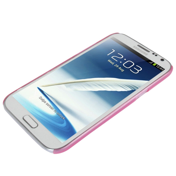 0.6mm Ultra Thin Translucent Plastic Case for Galaxy Note II / N7100