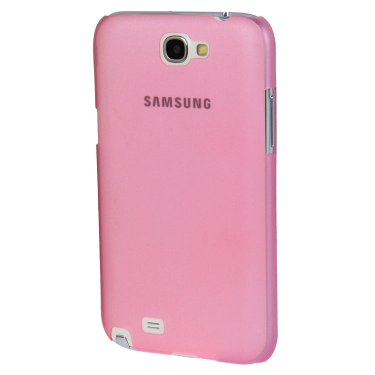 0.6mm Ultra Thin Translucent Plastic Case for Galaxy Note II / N7100