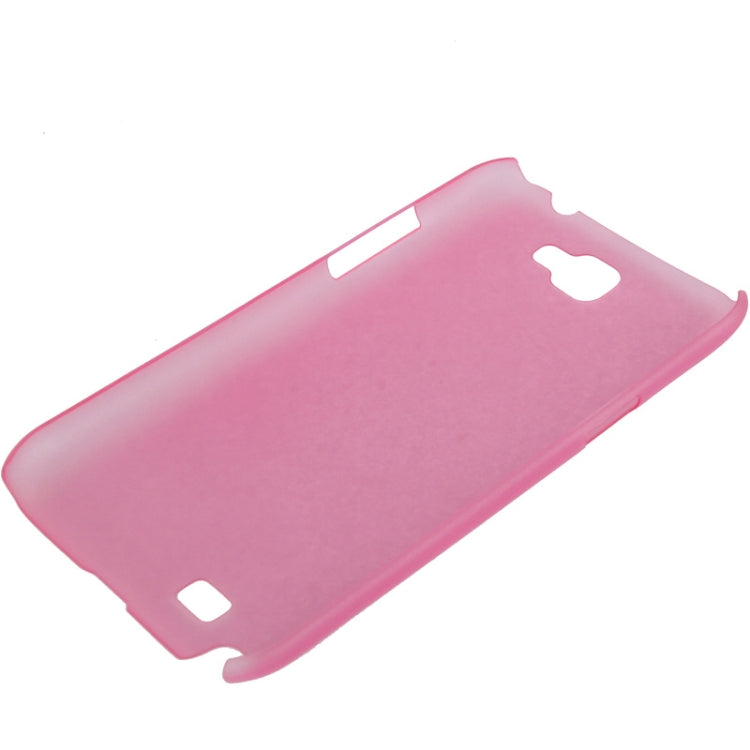 0.6mm Ultra Thin Translucent Plastic Case for Galaxy Note II / N7100