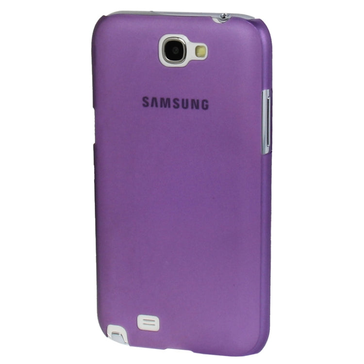 0.6mm Ultra Thin Translucent Plastic Case for Galaxy Note II / N7100