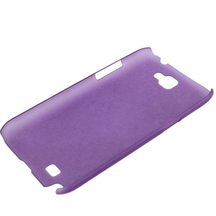 0.6mm Ultra Thin Translucent Plastic Case for Galaxy Note II / N7100