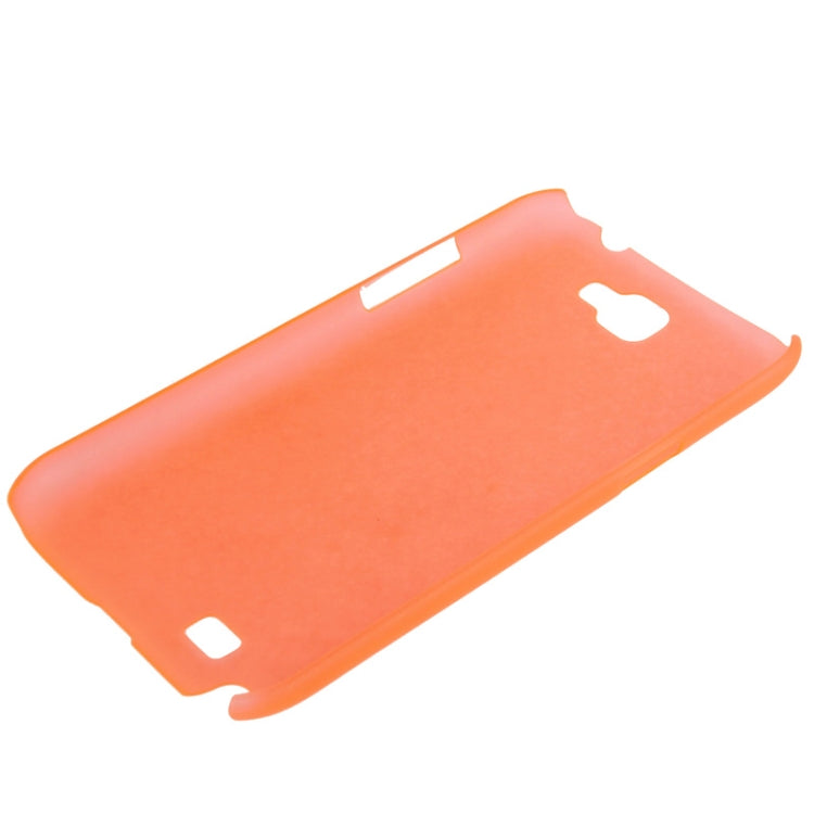 0.6mm Ultra Thin Translucent Plastic Case for Galaxy Note II / N7100