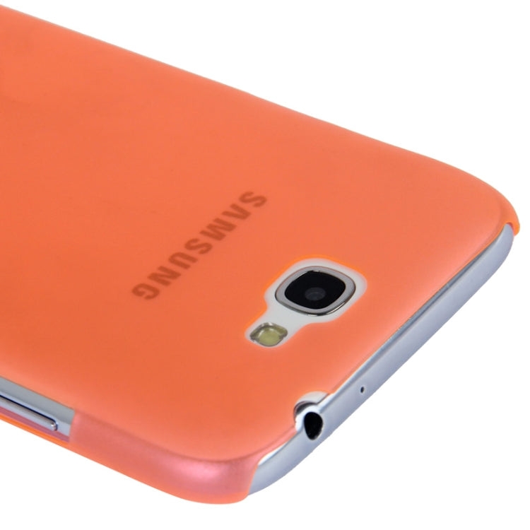 0.6mm Ultra Thin Translucent Plastic Case for Galaxy Note II / N7100