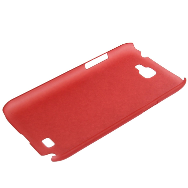 0.6mm Ultra Thin Translucent Plastic Case for Galaxy Note II / N7100