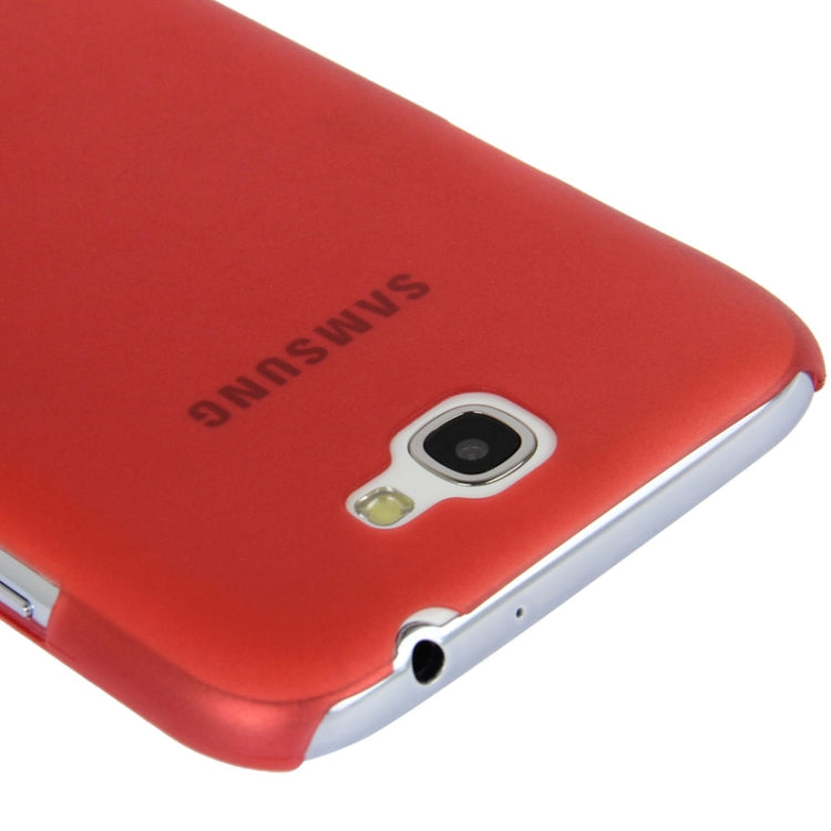 0.6mm Ultra Thin Translucent Plastic Case for Galaxy Note II / N7100