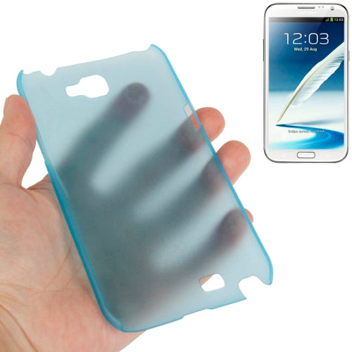 0.6mm Ultra Thin Translucent Plastic Case for Galaxy Note II / N7100