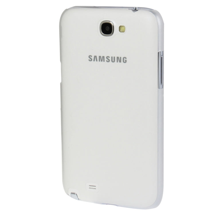 0.6mm Ultra Thin Translucent Plastic Case for Galaxy Note II / N7100