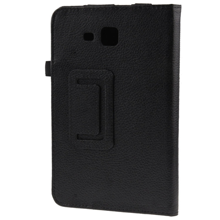 Litchi Texture Flip Leather Case with Holder for Galaxy Tab 3 Lite T110 / T111