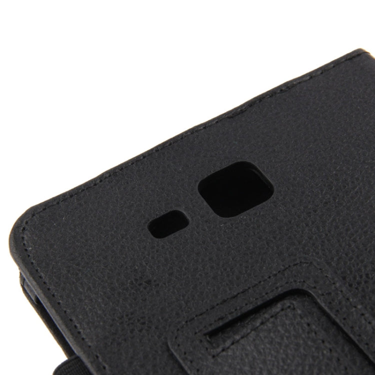 Litchi Texture Flip Leather Case with Holder for Galaxy Tab 3 Lite T110 / T111