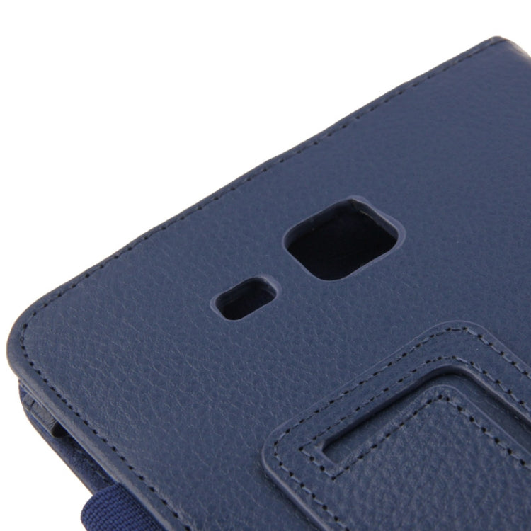 Litchi Texture Flip Leather Case with Holder for Galaxy Tab 3 Lite T110 / T111