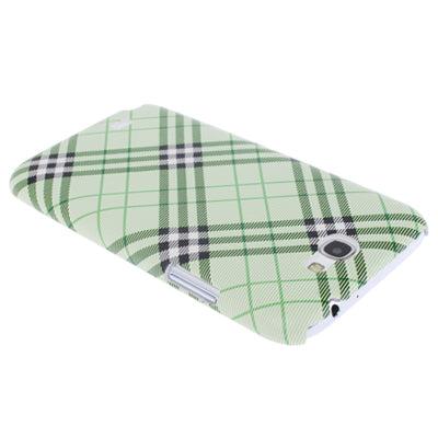 Scotland Cloth Texture Plastic Case for Galaxy Note II / N7100