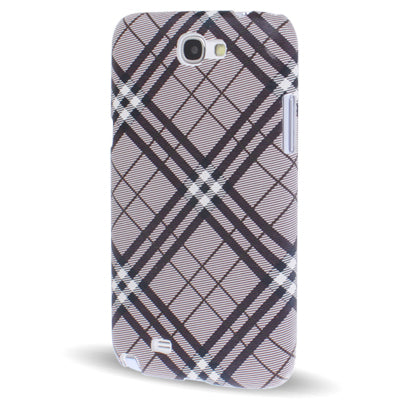 Scotland Cloth Texture Plastic Case for Galaxy Note II / N7100