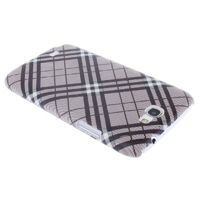 Scotland Cloth Texture Plastic Case for Galaxy Note II / N7100