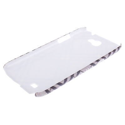 Scotland Cloth Texture Plastic Case for Galaxy Note II / N7100